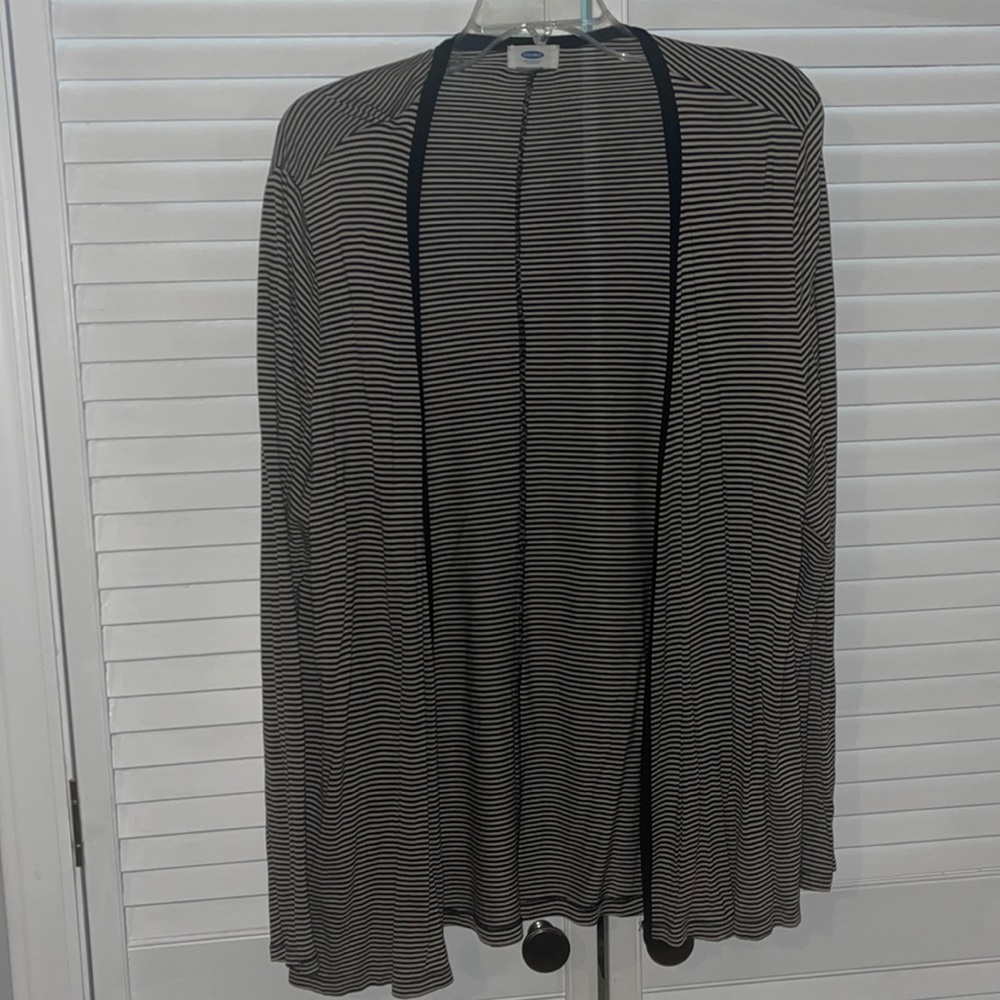 Old navy xxl cardigan black and off white